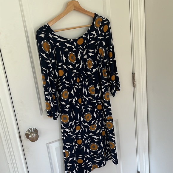 BCBG Geometric Drop Waist Dress - Picture 5 of 6